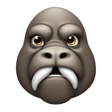 Angry walrus  sticker