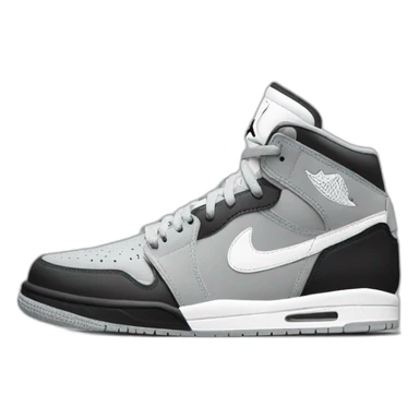 grey white black nike air Jordan shoes sticker
