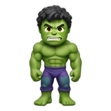 hulk figurine sticker