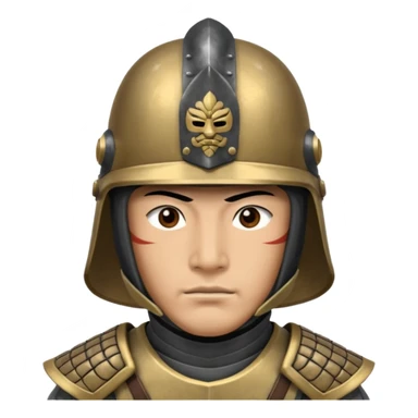 Ashigaru Foot Soldier face sticker