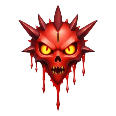 blood shard diablo sticker