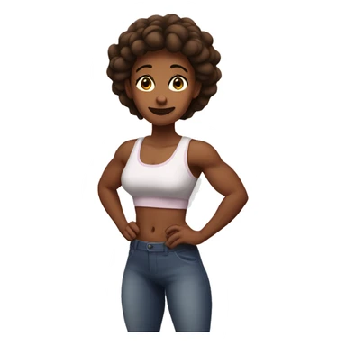 Muscular mommy sticker
