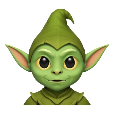 3d cute simple minimalist goblin sticker