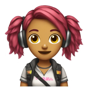 Chica gamer sticker