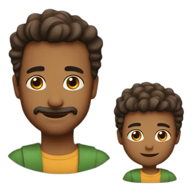 italian-mon-dad-son sticker