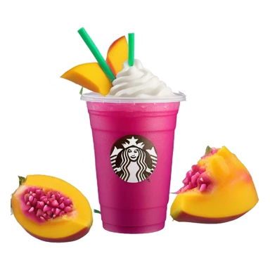 starbucks Mango dragonfruit refresher  sticker