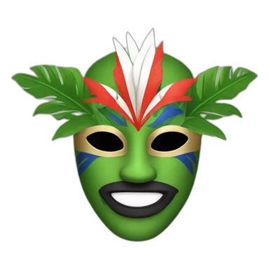 Mascarada costarricense sticker