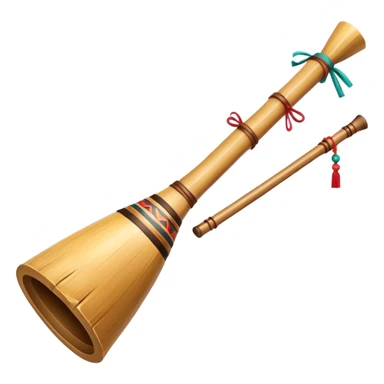 Traditional Hmong bamboo instrument  sticker