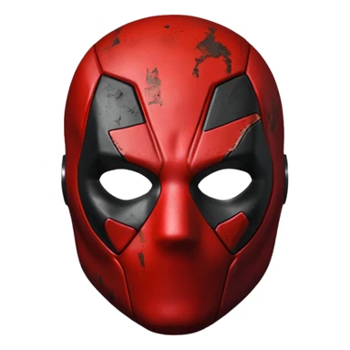 Deadpool mask only classic look sticker