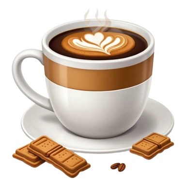 coffee with speculoos sticker