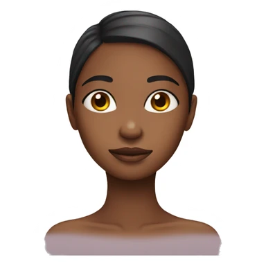 Girl with dry skin sticker