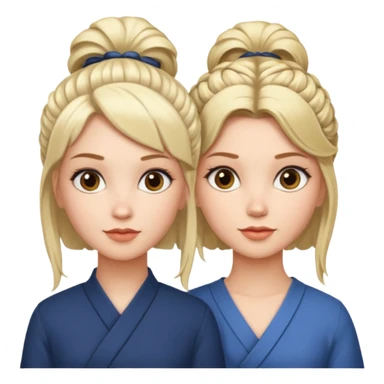 two sisters – Sonya and Taya (there is a general similarity, but they look different) sticker