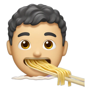 eat a ramen sticker