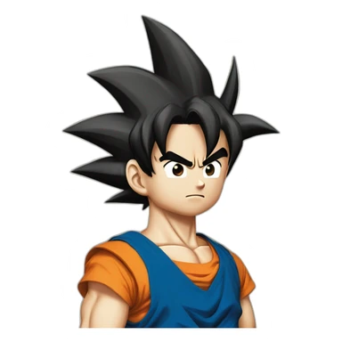 Son Goku ans végéta sticker
