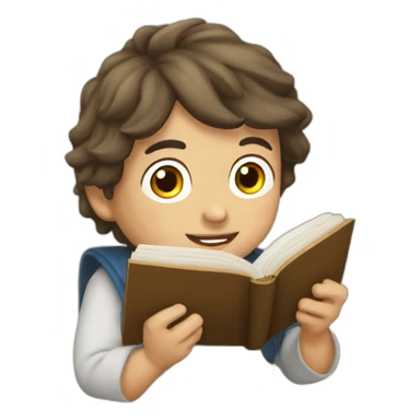 niño-leyendo-una-biblia sticker
