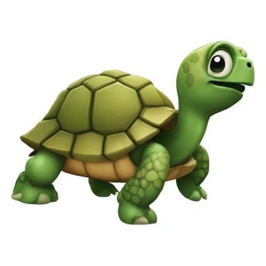Tortuga con gráficas de Traiding  sticker