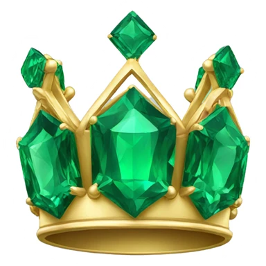 crown emerald color   sticker