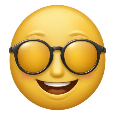 emoji amarillo con gafas como este 😎 sticker