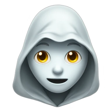 Ghost boy with Hood sticker