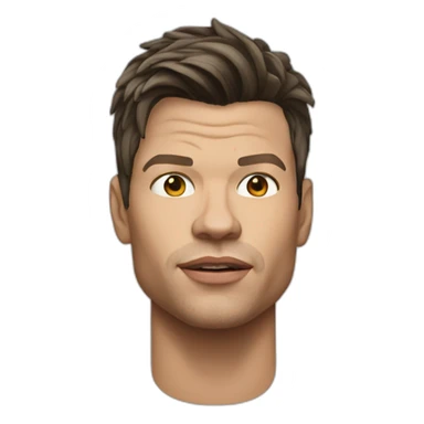 theo von realistic face sticker