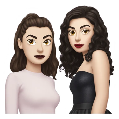 lorde and charli xcx sticker