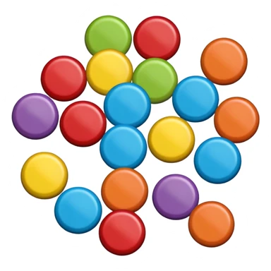 Smarties chocolate  sticker