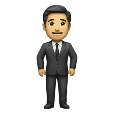 Directeur con sticker