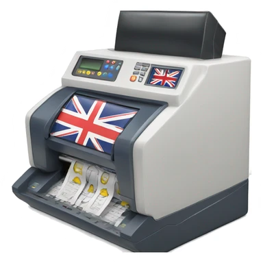 british uk voting machine sticker