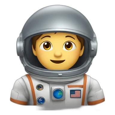 niño viajando sobre una nave espacial sticker