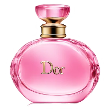 a pink Dior perfume ￼ sticker