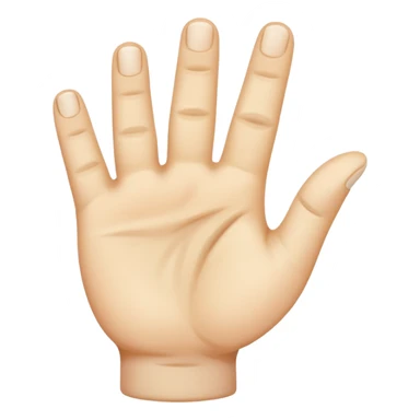 Hand missing a thumb  sticker