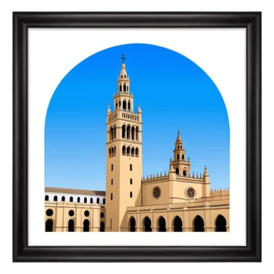 Seville  Cathedral Giralda Belltower sticker