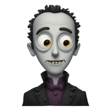 tim burton personnage sticker