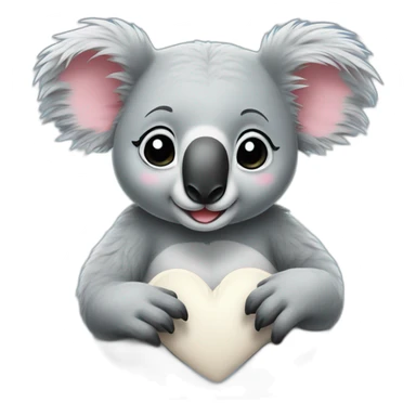 Koala in love sticker