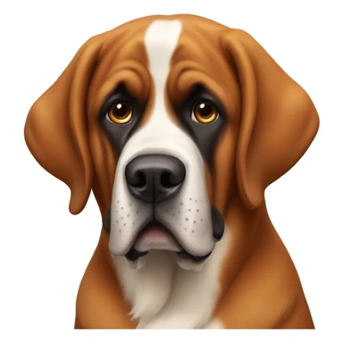 St. Bernard and vizsla sticker