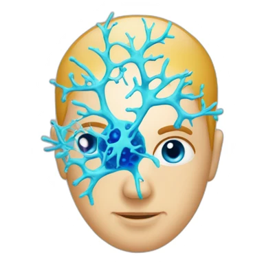Neurologist and neuron sticker