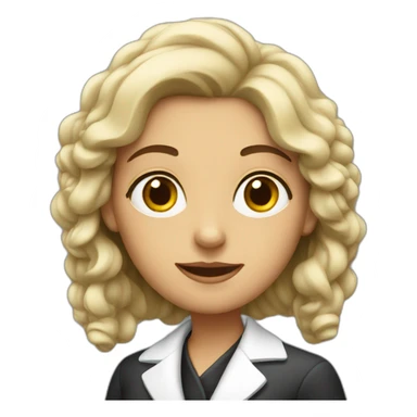 female Jewish lawyer sticker