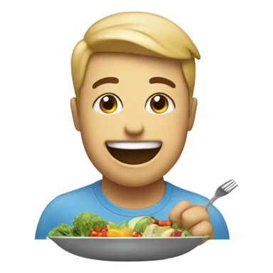 eating healthy sticker