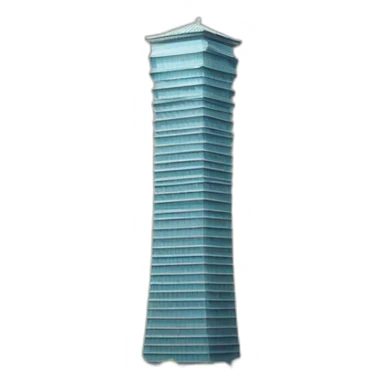 Chengdu twin tower sticker