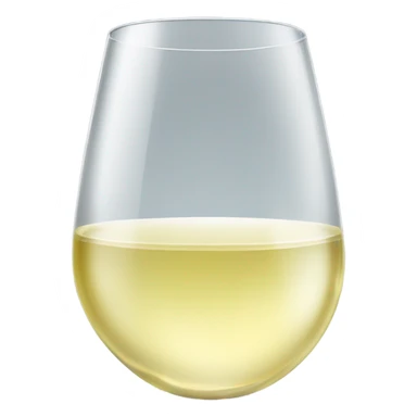 Glass of sav blanc wine  sticker