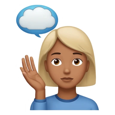 Sticking thought out and hands to the side  sticker