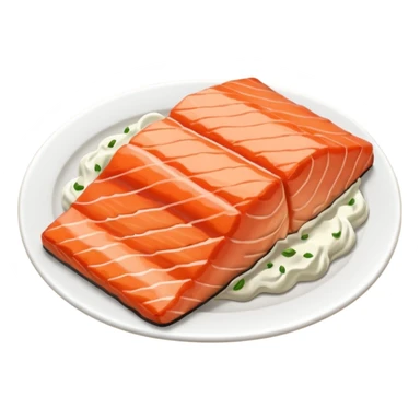 Salmone al forno sticker