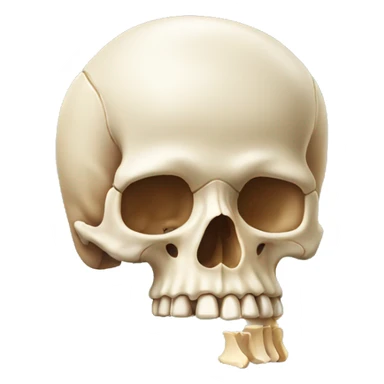 Bone part of human anatomy  sticker