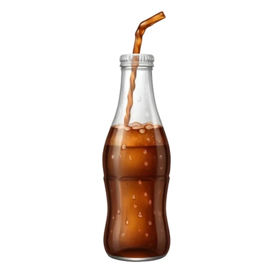 cola in a glass bottle sticker