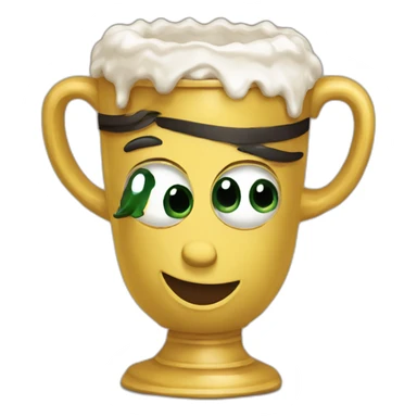 Abogada con copa feliz sticker