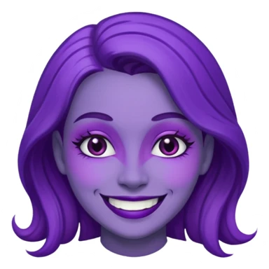 purple woman sticker