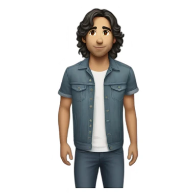 full body alex g singer sticker