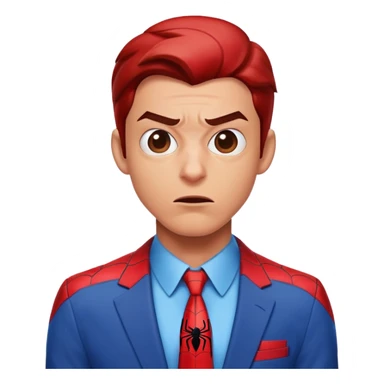 Spiderman confundido sticker