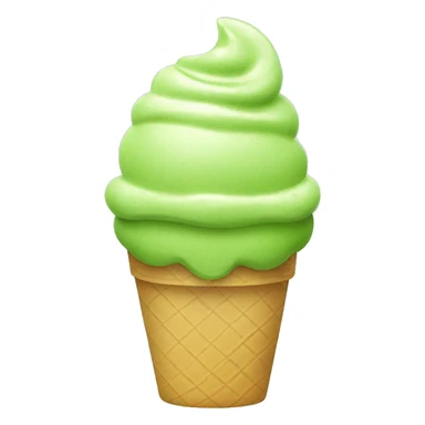 Matcha ice cream  sticker