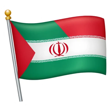 flag iran sticker